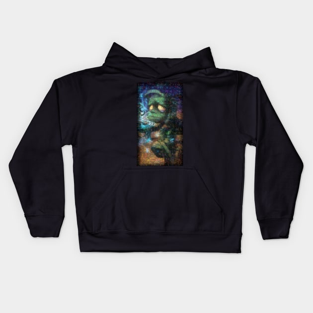 Amumu  Mosaic Portrait 1 Kids Hoodie by nowtfancy